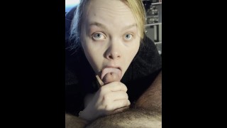 Blowjob before heading to work!