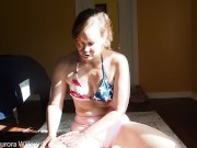 Preview 5 of Goddess Aurora Willows bikini yoga 11. Join my Uviu for nude content