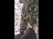 Preview 6 of almost cauht cumming at the park