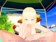 Preview 3 of Hentai Amelia Watson Sex on the Beach Hololive Uncensored