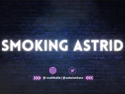 Preview 3 of Giving you a blowjob and sucking a cigar | Smoking Astrid