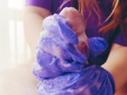 Preview 6 of ASMR CUM Masturbation in Gloves - Amy Hide