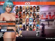 Preview 1 of Dead Or Alive 6 With Nude Mods Naked Nico And Kokoro Match [18+]