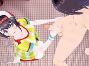 Preview 1 of Oozora Subaru and I have intense sex in the restroom. - Hololive VTuber Hentai