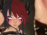 Preview 1 of Hairdresser Futa Girlfriend Shoves her Cock into your Throat  - Car Sex POV VRChat - VTuber