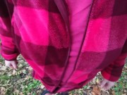Preview 2 of 800 slaps on her tits in the woods