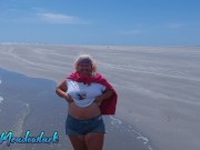 Preview 1 of MILF Stripping on the beach