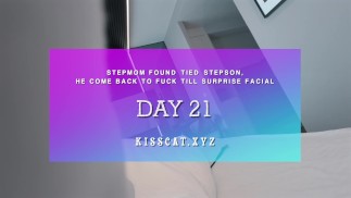 DAY 21 - Step mom caught tied Step son share Room 😍 Stepson came back with Surprise Fuck and Facial