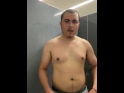 Preview 4 of Latino Having a Shower at Gym