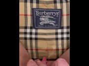 Preview 3 of Tease with my Burberry coat, full video coming