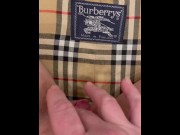 Preview 5 of Tease with my Burberry coat, full video coming