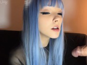 Preview 1 of Smoking and Sucking Dick at the same time by alt girlfriend (full vid on my 0nlyfans/ManyVids)