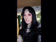 Preview 1 of TATTOOED TRANSGIRL FUCKED BY TWO MEN