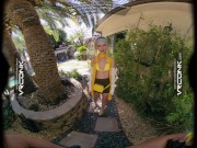 Preview 2 of VR Conk Final Fantasy X Rikku An XXX Parody With The Hot Teen Khloe Kingsley In VR Porn