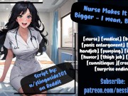 Preview 2 of Nurse Makes It All Bigger - I mean, Better | Audio Roleplay
