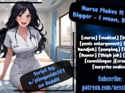 Preview 3 of Nurse Makes It All Bigger - I mean, Better | Audio Roleplay