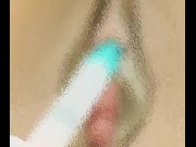 Preview 5 of Clitoral suction and electric toothbrush masturbation. ✨ クリトリス吸引と電動歯ブラシオナニー。 ✨