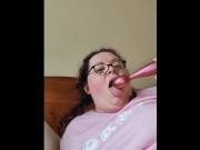 Preview 5 of Bbwunny rides and chokes on big blue monster