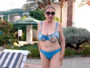 Preview 2 of Bikini Bliss: Hot Busty Granny MariaOld Vacation Diary. From Poll to Nudes.