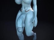 Preview 1 of Sylvanas walks with her huge futa dick / Female version too!