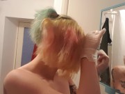 Preview 5 of Alternative Girl Shaves Head