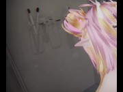 Preview 4 of Vrchat Submissive Good girl surprises Daddy in the shower