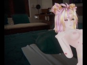 Preview 5 of Vrchat Submissive Good girl surprises Daddy in the shower
