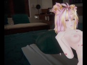 Preview 6 of Vrchat Submissive Good girl surprises Daddy in the shower