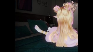 Vrchat Submissive Good girl surprises Daddy in the shower