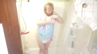 Sexy Little Sub Sissy uses All the Hot Water in the Apartment Sorry Roommates it just feels too good