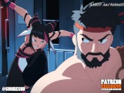 Preview 2 of Juri Losing to Ryu