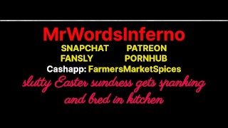 Audio Erotica - Easter Dress - College Slut Gets Fucked and Bred In Kitchen at Picnic