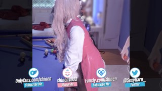 Korean Horny Femboy Suck my dick. cowgirl KDA Ahri Cosplay, League of Legends Asian part.2