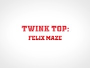 Preview 1 of TwinkTop Twink Felix Maze pushes cock deep into beefy DILF