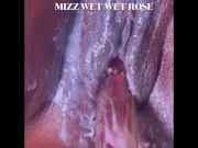 Preview 3 of PLAYING WITH (MIZZ WET WET ROSE” WET PUSSY