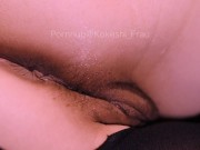 Preview 3 of [Uncensored x Masturbation] A dildo is inserted into the pussy and it convulses