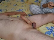 Preview 6 of Sounding His Dick With A Huge 30 Cm Dilator. No Cumming Till I Decide
