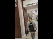 Preview 2 of Chaging room orgasm whilst lingerie shopping