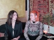Preview 2 of Ersties - Lesbische BDSM-Erfahrung mit Zora und Desiree