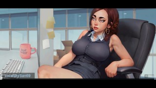 Lust Academy 3 (BearInTheNight) - Part 232 - Cumming On Her Stomach By MissKitty2K