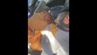 Sexy slim Ebony pillow humping