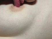 Preview 2 of Even you can't resist her little nipples. I love licking her tits!
