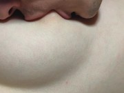 Preview 3 of Even you can't resist her little nipples. I love licking her tits!