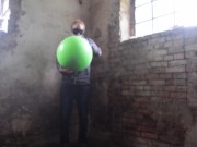 Preview 5 of Blowing up some Balloons in an old empty House and fuck