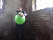 Preview 6 of Blowing up some Balloons in an old empty House and fuck