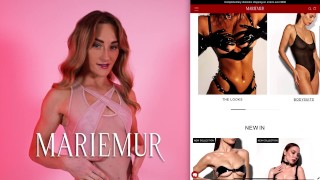 Sexy Bondage Mariemurr Lingerie Try On - Hannahjames710!