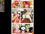 Preview 3 of Goku has a threesome with Caulifla and her stepsister Kale - hentai