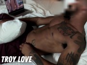 Preview 3 of 9 minutes of Voyeurism: Hot guy jerks off watching porn - Video# 49