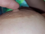 Preview 3 of Super Close Up Delicious Nipple Wet by  My Saliva