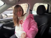 Preview 2 of Street pickup MILF leads to hot car blowjob with mouthful of cum